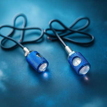 تصویر از چراغ تزئینی نور آبی