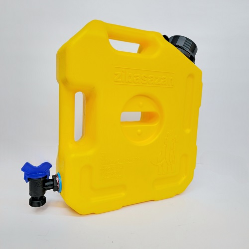 تصویر از گالن زیبا سازان 5 لیتری شیردار زرد