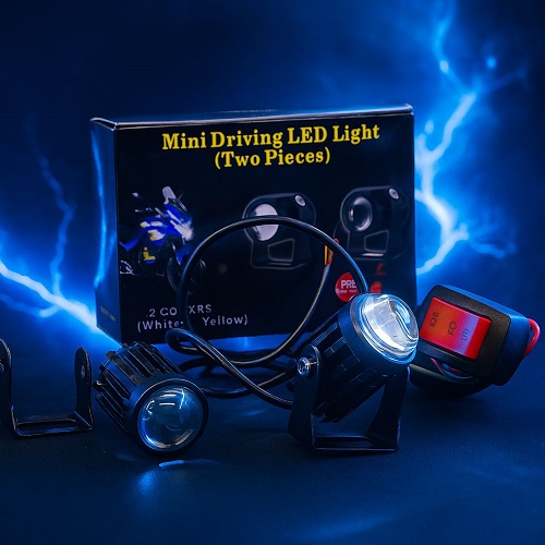 تصویر از پروژکتور تک لنز دو کنتاکت قوطی مشکی