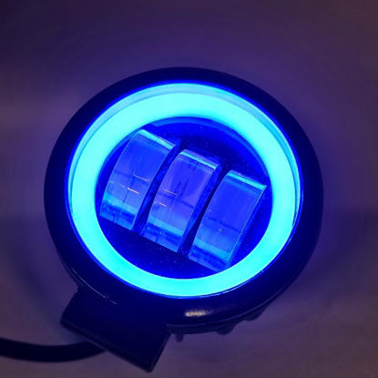 تصویر از پروژکتور گرد نئون آبی