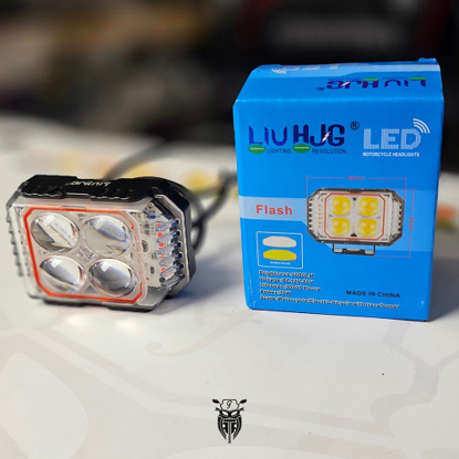 تصویر از پروژکتور 4 لنز دور قرمز 6 حالته پلیسی